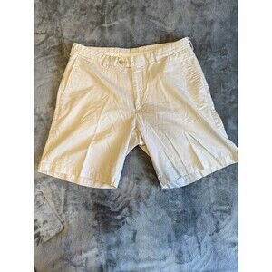 PETER MILLAR REGULAR FIT SHORTS 100% COTTON LIGHT KHAKI Sz 35